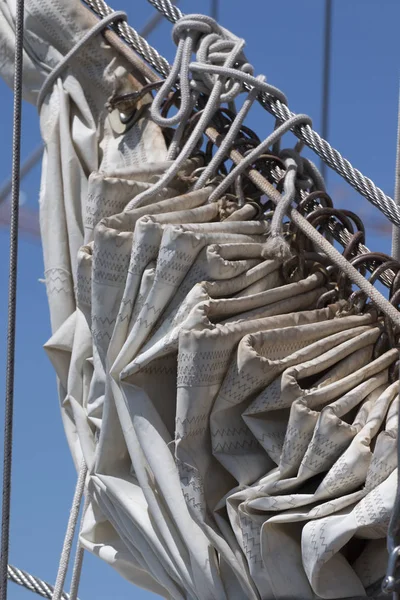 帆の船のロープ — ストック写真