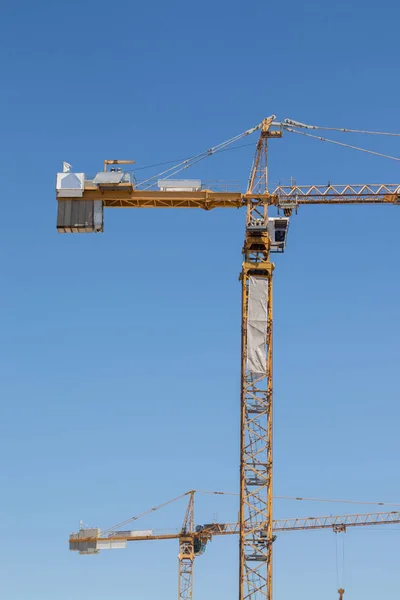 Großer Baukran — Stockfoto