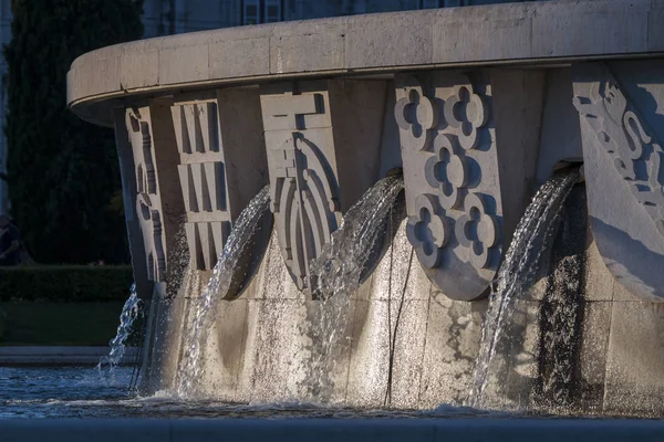 Vodní fontána, v Belem — Stock fotografie