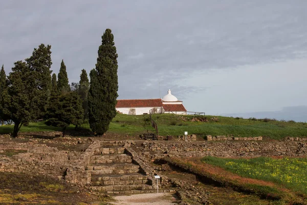 Antiguas ruinas romanas de Mirobriga — Foto de Stock