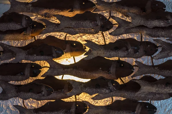 Fisk tema lampa — Stockfoto