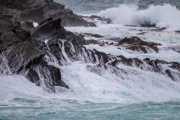 Porto Covo durva tengerpart tenger — Stock Fotó