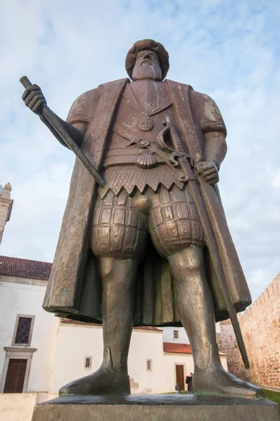 Статуя Васко да Гама — стоковое фото