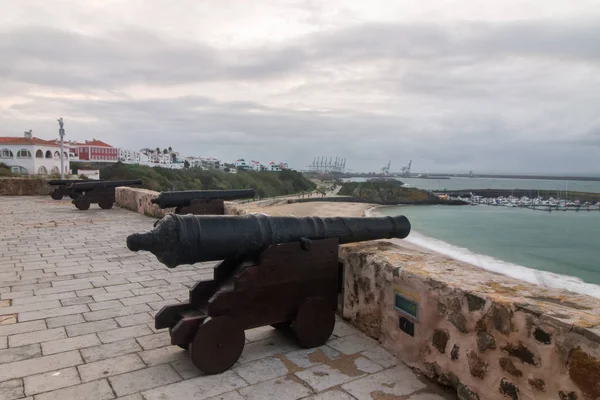 Old portuguese military canon — Stock Photo, Image