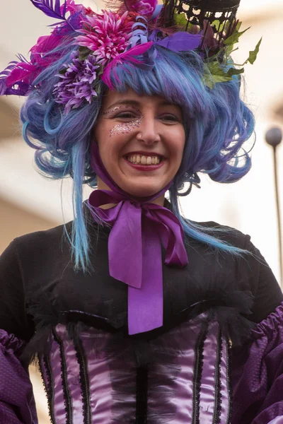 LOULE, PORTUGAL - FEB 2016: Desfile de Carnaval — Fotografia de Stock