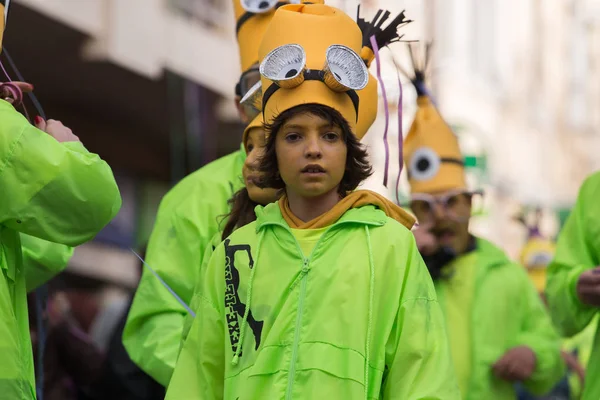 LOULE, PORTUGAL - FEB 2016: Desfile de Carnaval — Fotografia de Stock