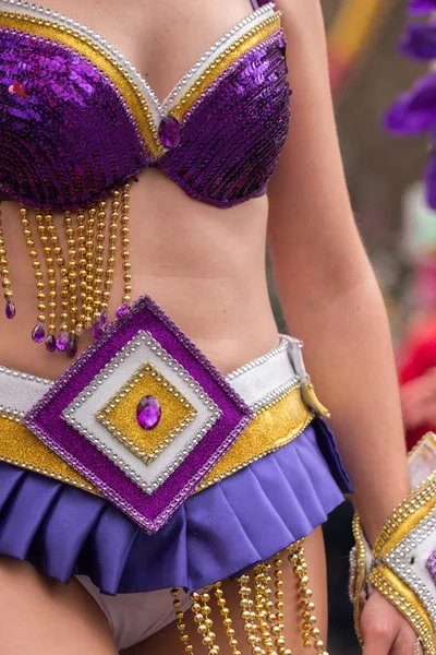Dançarina de carnaval menina — Fotografia de Stock
