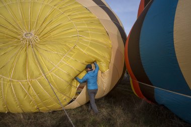 Sıcak Hava Balon Festivali yükseliş