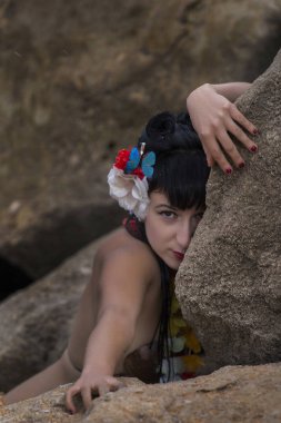 Dansçı temalı pinup kız