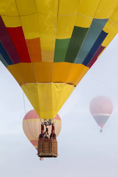 Ascension of hot air balloons festival — Stock Photo, Image