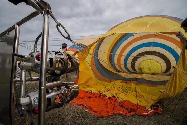 Ascension of hot air balloons festival — Stock Photo, Image