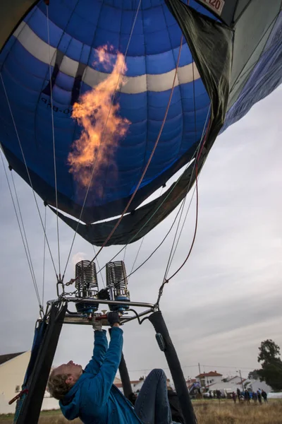 Ascension of hot air balloons festival — Stock Photo, Image
