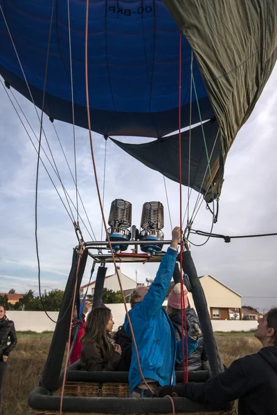 Ascension of hot air balloons festival — Stock Photo, Image