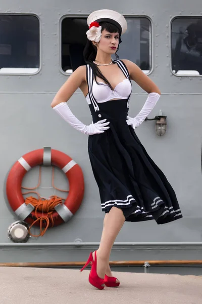 Marinero temática pinup chica —  Fotos de Stock