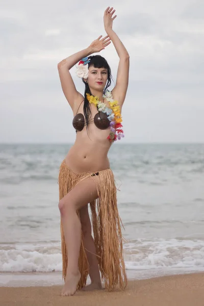 Hula s motivem pinup girl — Stock fotografie