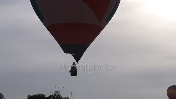 Ascensione delle mongolfiere — Video Stock