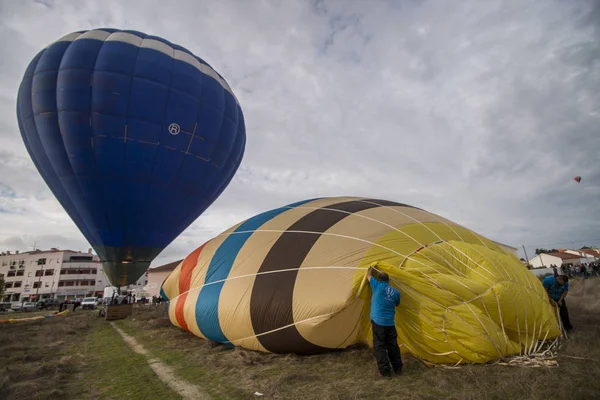 Ascension of hot air balloons festival — Stock Photo, Image