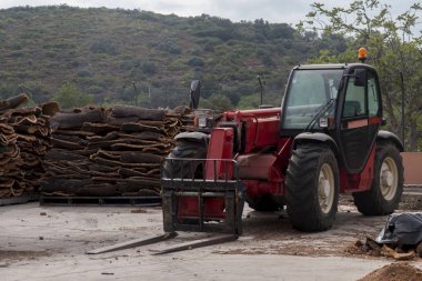 Ham mantar manevra için araç kazık plakalar