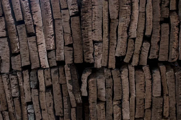 Cork planks stacking — Stock Photo, Image