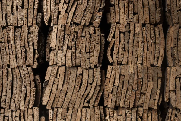 Cork planks stacking — Stock Photo, Image