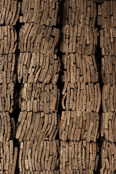 Cork planks stacking — Stock Photo, Image