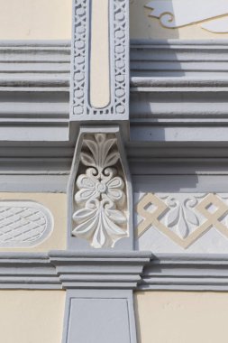 Portekizce mimarisinin tipik detaylı cephe