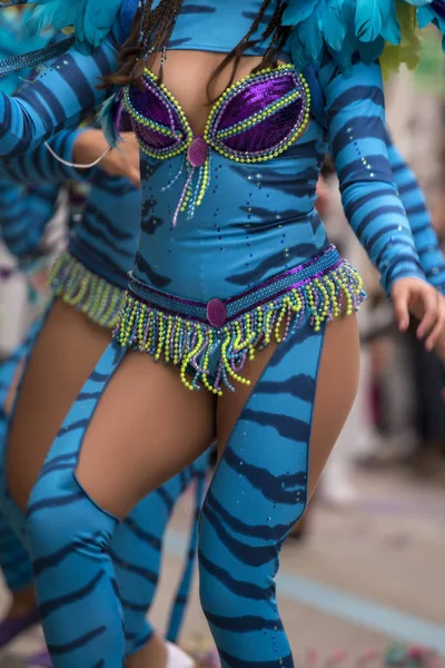 Carnaval dança traje feminino — Fotografia de Stock