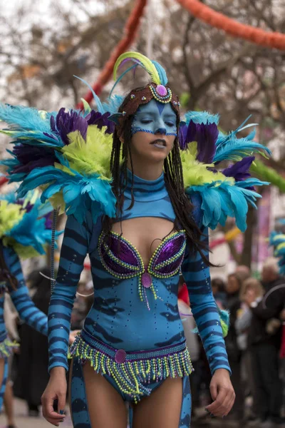 ЛЮЛ (ПОЛУГАЛЬ) - FEB 2017: Красочный карнавал (Carnaval). — стоковое фото