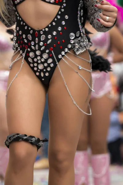 Carnaval dançarina traje feminino — Fotografia de Stock