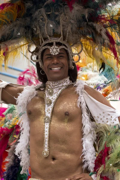 Loule, Portugal - Feb 2017: Färgglada Carnival (Carnaval) Parade — Stockfoto