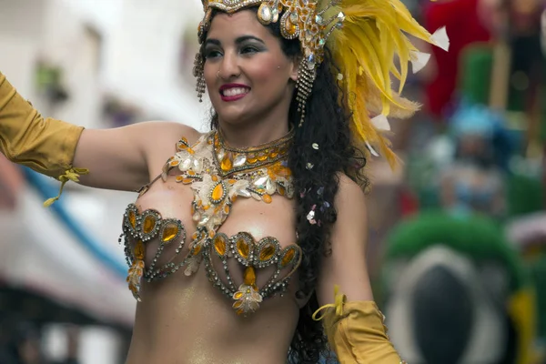 LOULE, PORTUGAL - FEB 2017: Desfile de Carnaval — Fotografia de Stock