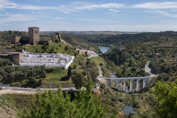 Mértola medeltida slott — Stockfoto