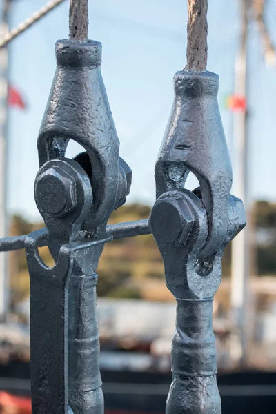 Tall Ship touw detail — Stockfoto