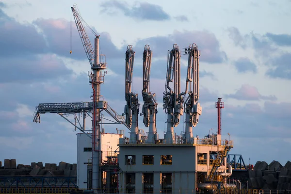 Sines port cranes — Stock Photo, Image