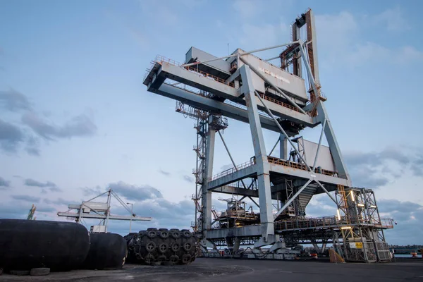 Sines port cranes — Stock Photo, Image