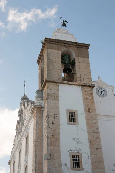 Fő temploma a város Olhão — Stock Fotó