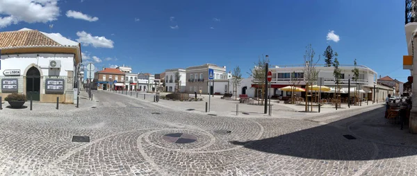 Sao Bras de Alportel plaza utama — Stok Foto