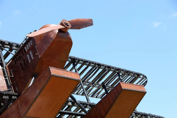 Nachbau eines Wasserflugzeugdenkmals — Stockfoto