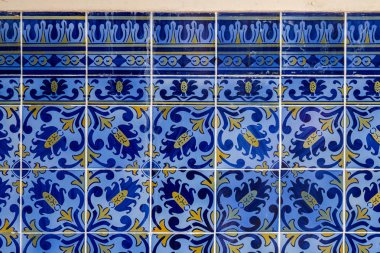 geleneksel Portekiz azulejos