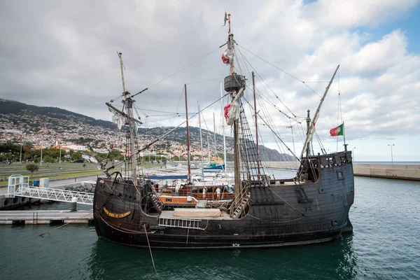 Replika portugalski Caravel — Zdjęcie stockowe