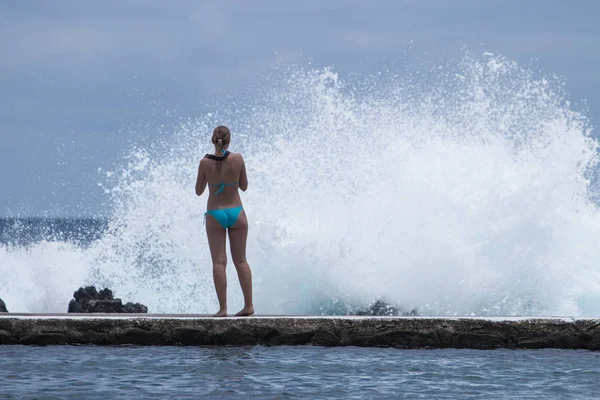 Porto Moniz natural pools — 图库照片