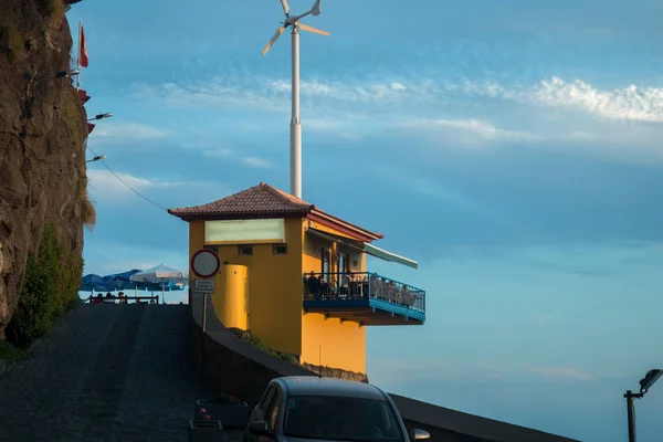 Weird coastal restaurant — Stock Photo, Image