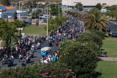 Motosiklet parade in Faro