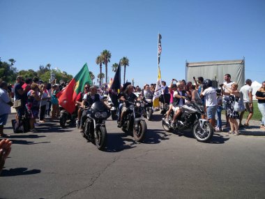 Motosiklet parade in Faro
