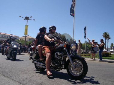 Motosiklet parade in Faro