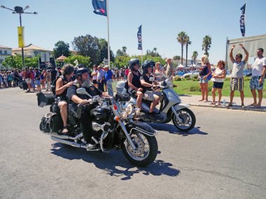 Motosiklet parade in Faro