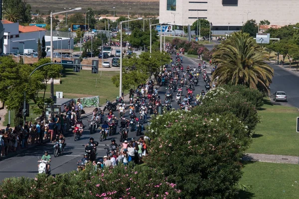 Défilé moto à Faro — Photo