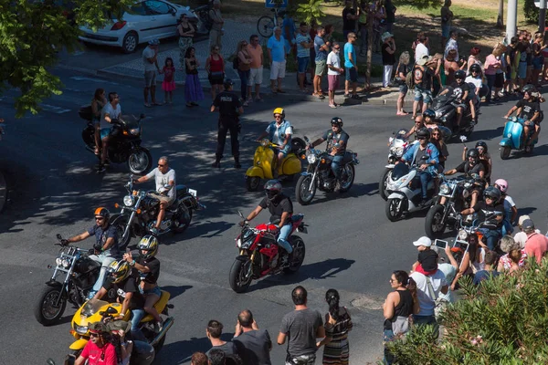 Défilé moto à Faro — Photo