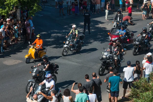 Défilé moto à Faro — Photo