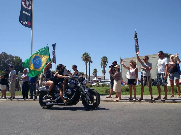 Desfile de motos en Faro —  Fotos de Stock